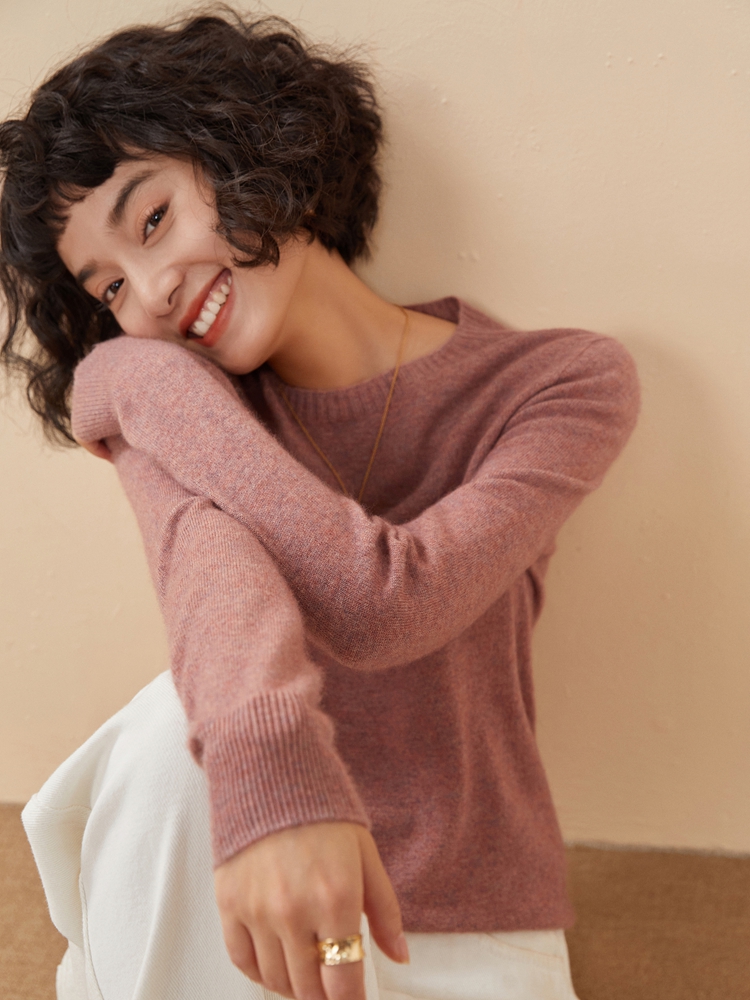 Women Formal Blouses For Evening Wear - Suéter Feminino de Cashmere, Pullover de