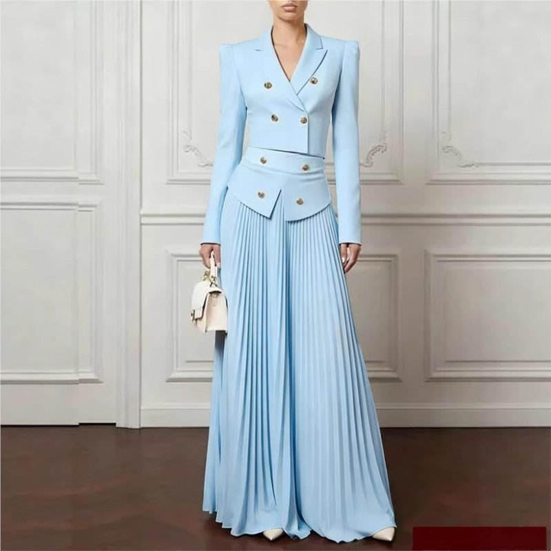 Women'S Formal Wear Suit - Conjunto Elegante de 2 Peças: Blazer