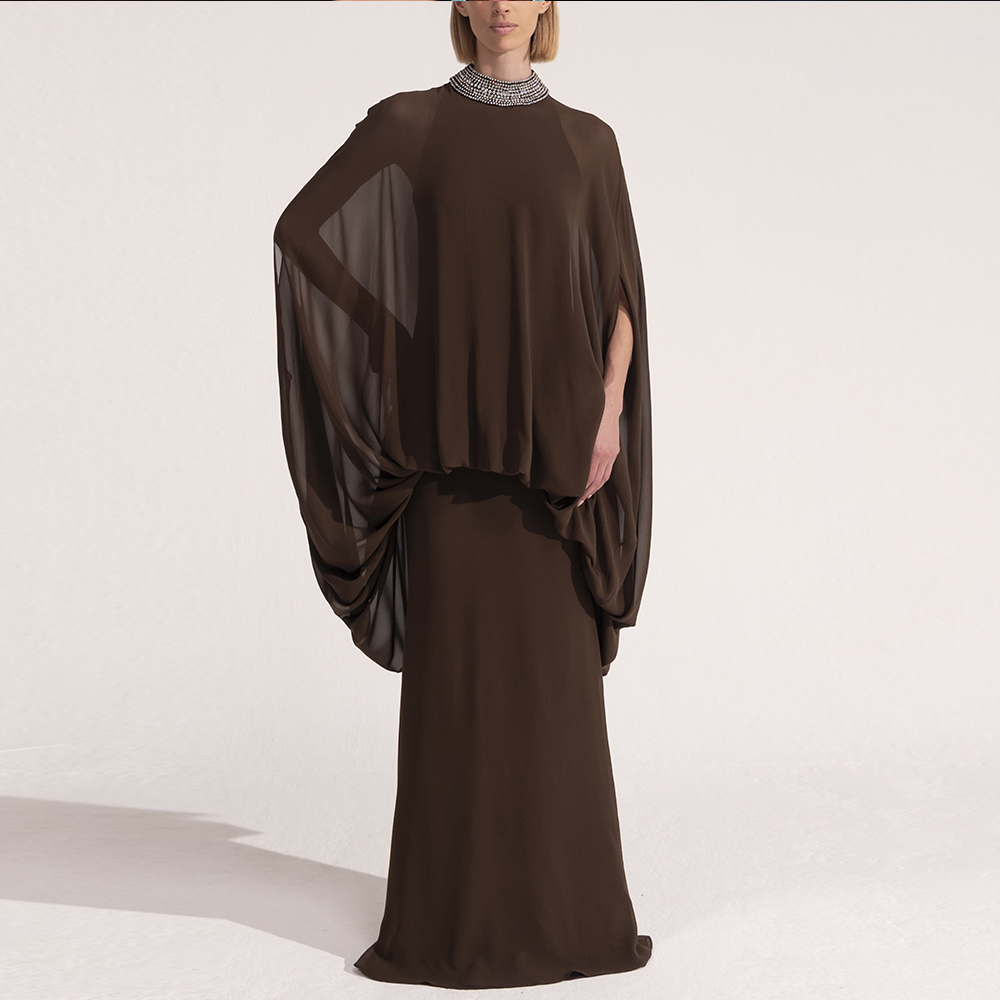 Women Formal Blouses For Evening Wear - Vestidos de Noite Luxuosos com Pedrarias,