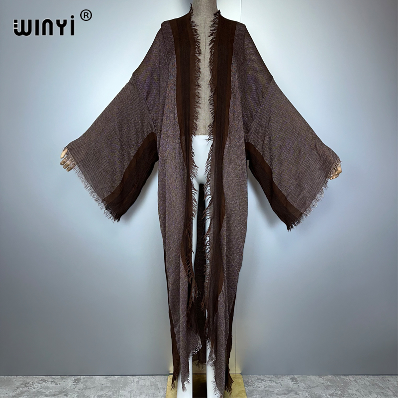 Young Women'S Formal Wear - WINYI Kimono Retro Maxi Cardigan, Vestuário