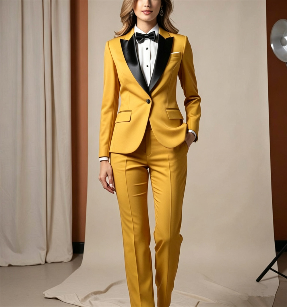 Women Formal Wear Tailor - Conjuntos Clássicos Femininos de 2 Peças