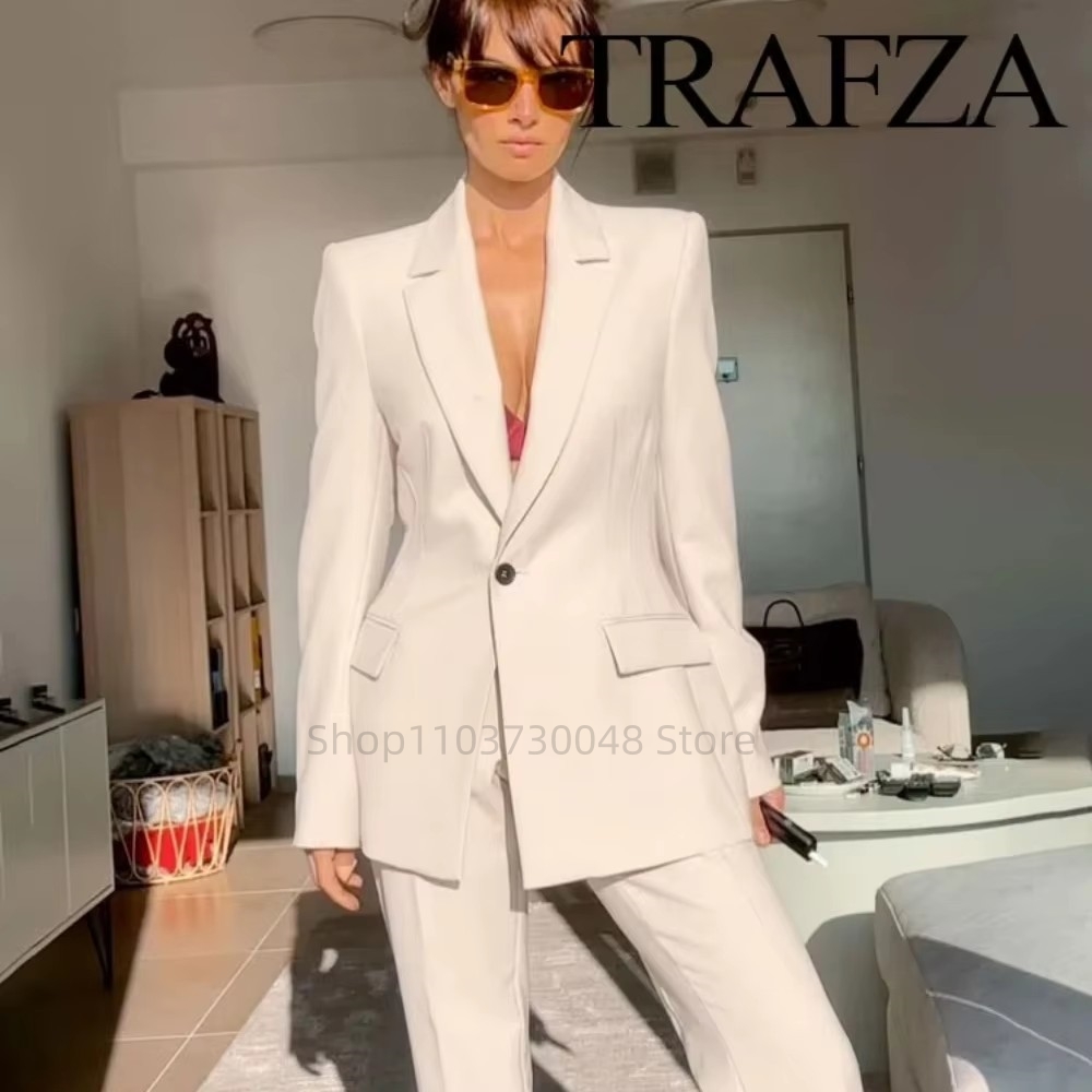 Women'S Formal Wear Suit - Conjunto de Blazer e Calças para