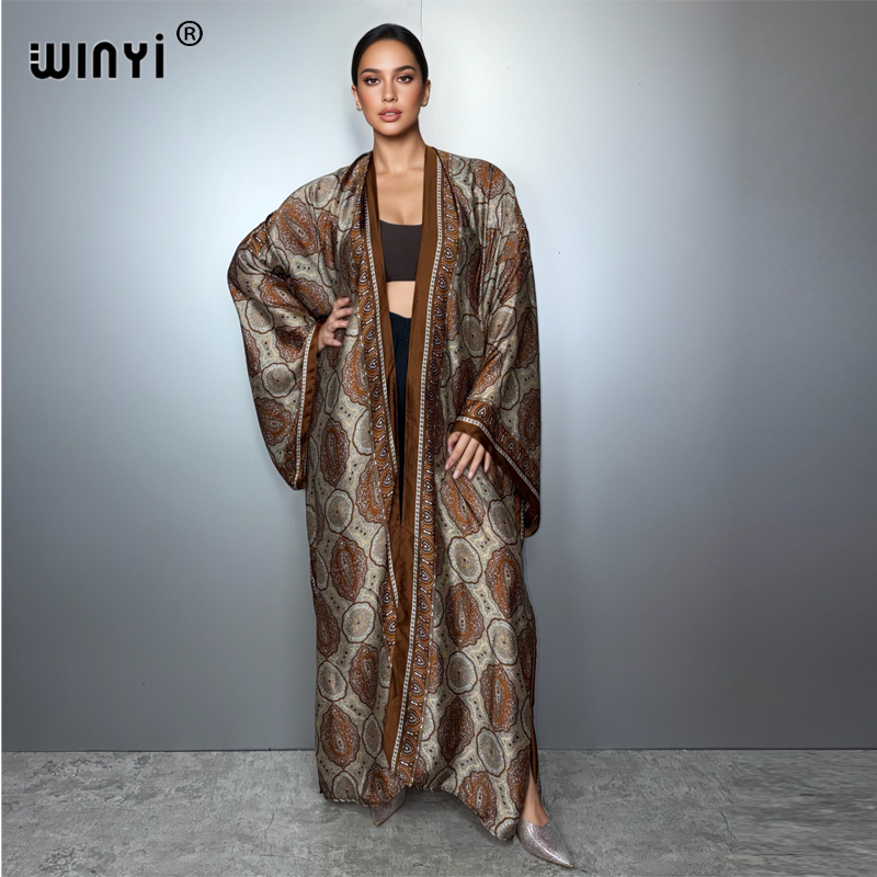 Young Women'S Formal Wear - Winyi novo quimono boho kaftan beach