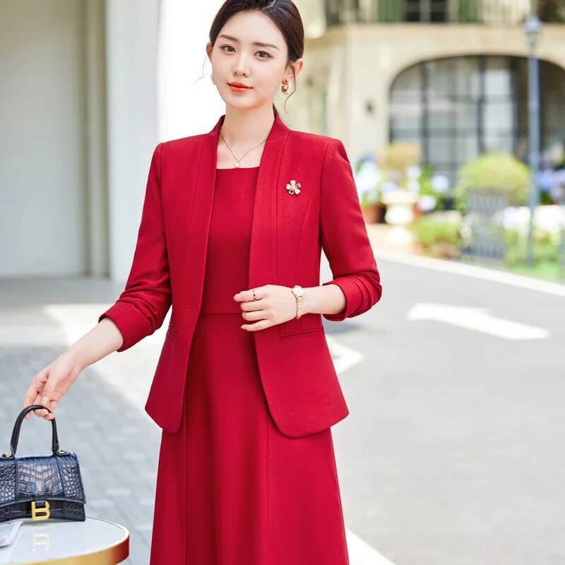 Women Formal Wear Stitching - Ternos formais femininos de negócios, roupa
