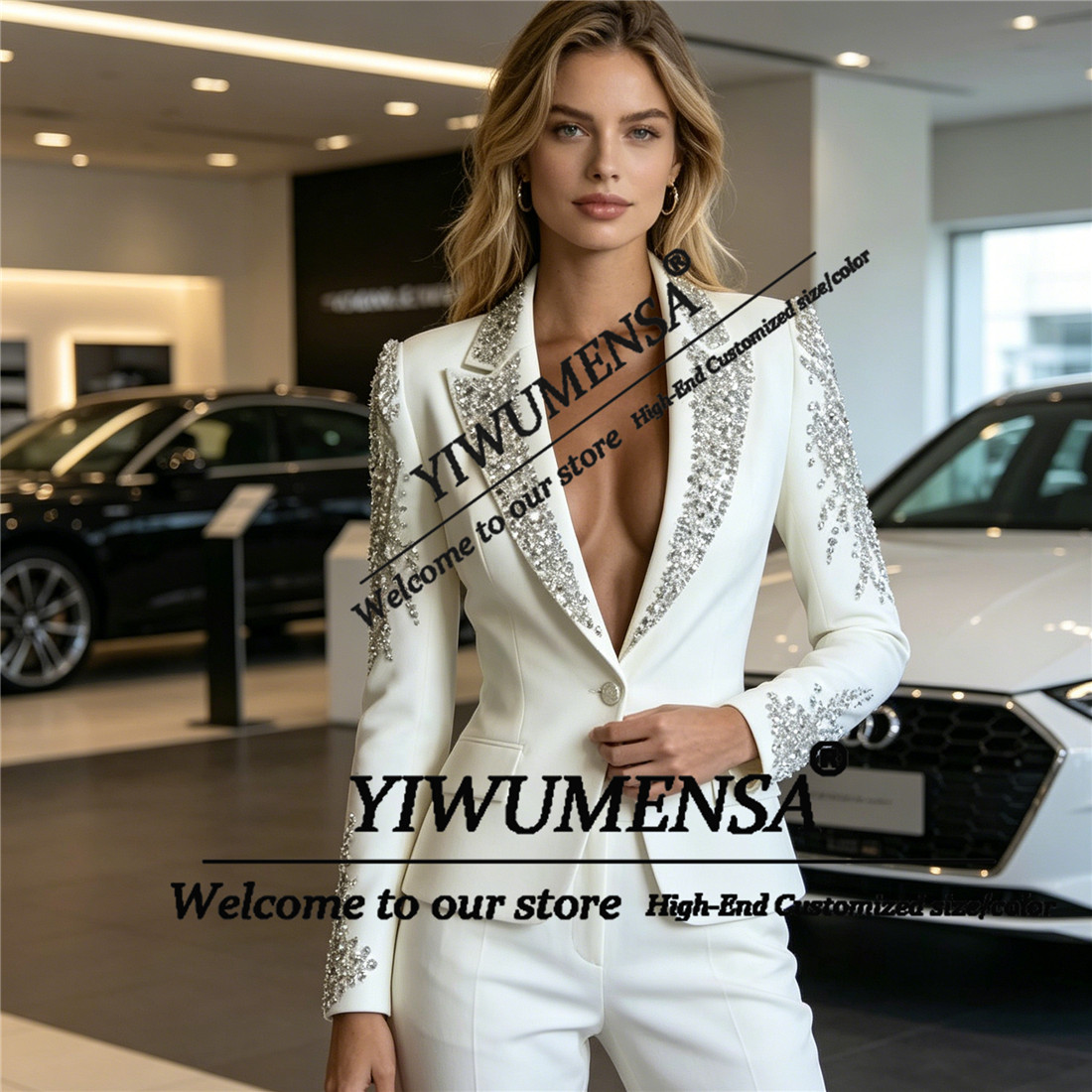 Conjuntos de Luxo Femininos de - Women'S Formal Wear Suit avaliação e preço