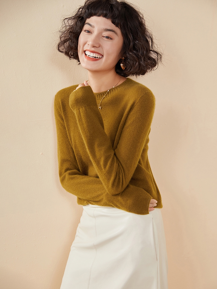 Suéter Feminino de Cashmere, P - Women Formal Blouses For Evening Wear avaliação e preço