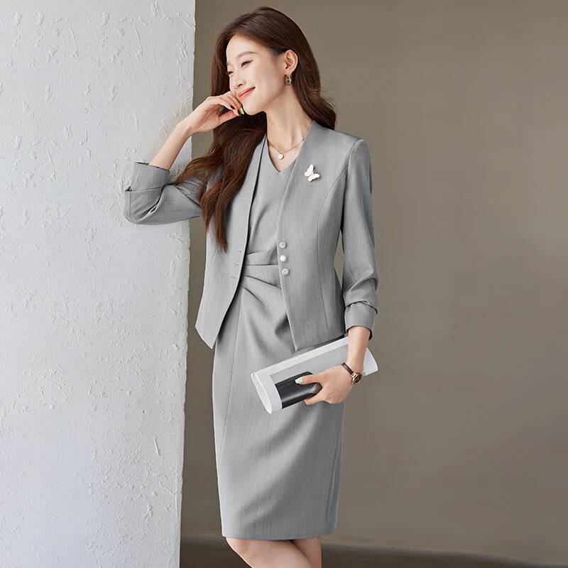 Blazers formais femininos, rou - Women Formal Wear Stitching avaliação e preço