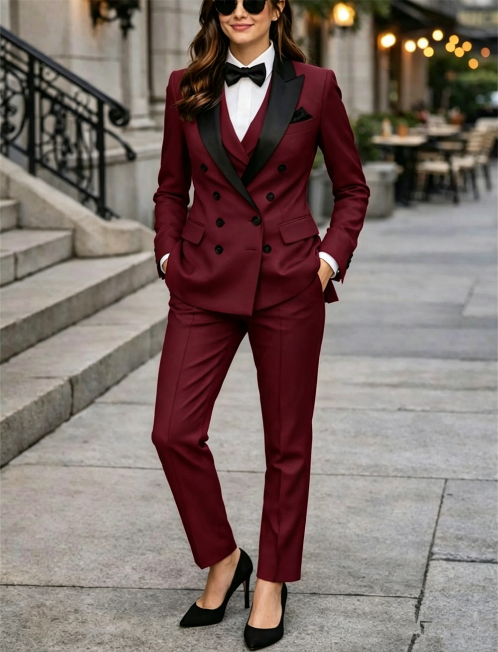 Conjuntos Femininos de Terno d - Women Formal Wear Tailor avaliação e preço