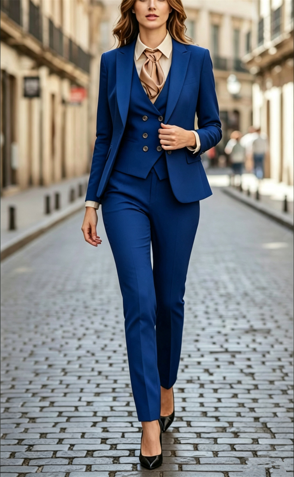 Conjunto feminino preto de 3 p - Women Formal Wear Tailor avaliação e preço
