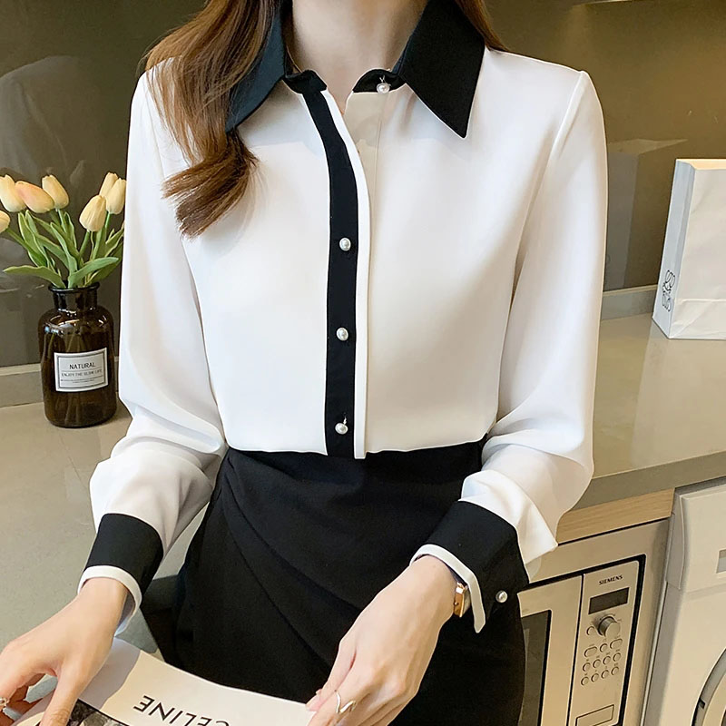 Camisa de chiffon branca para  - Women'S Formal Wear Suit avaliação e preço