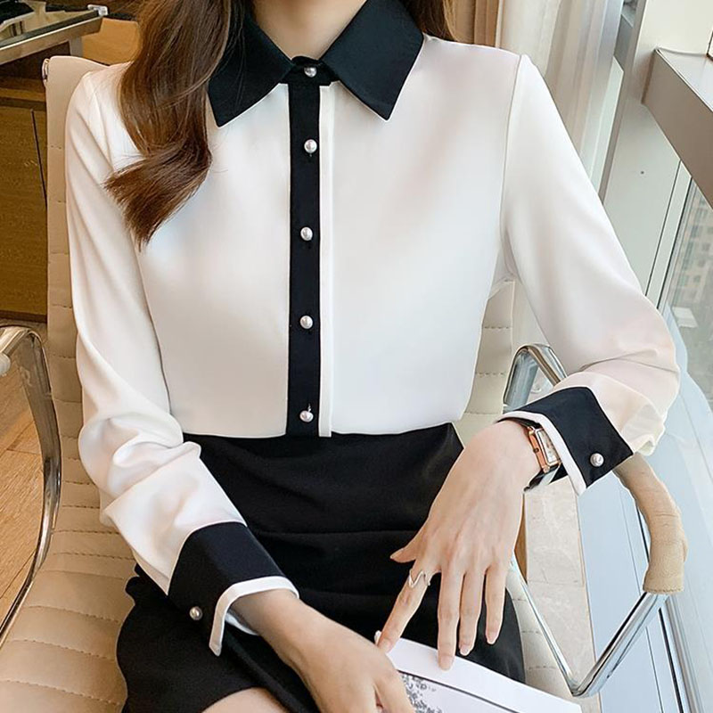 Camisa de chiffon branca para  - Women'S Formal Wear Suit avaliação e preço