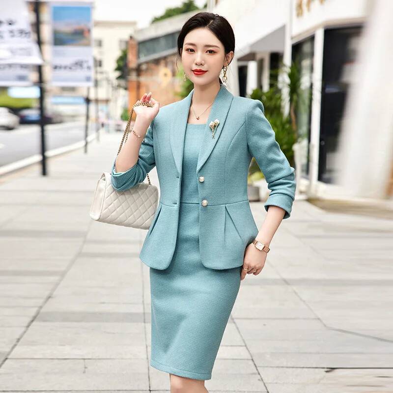 Ternos de negócios femininos p - Women Formal Wear Stitching avaliação e preço