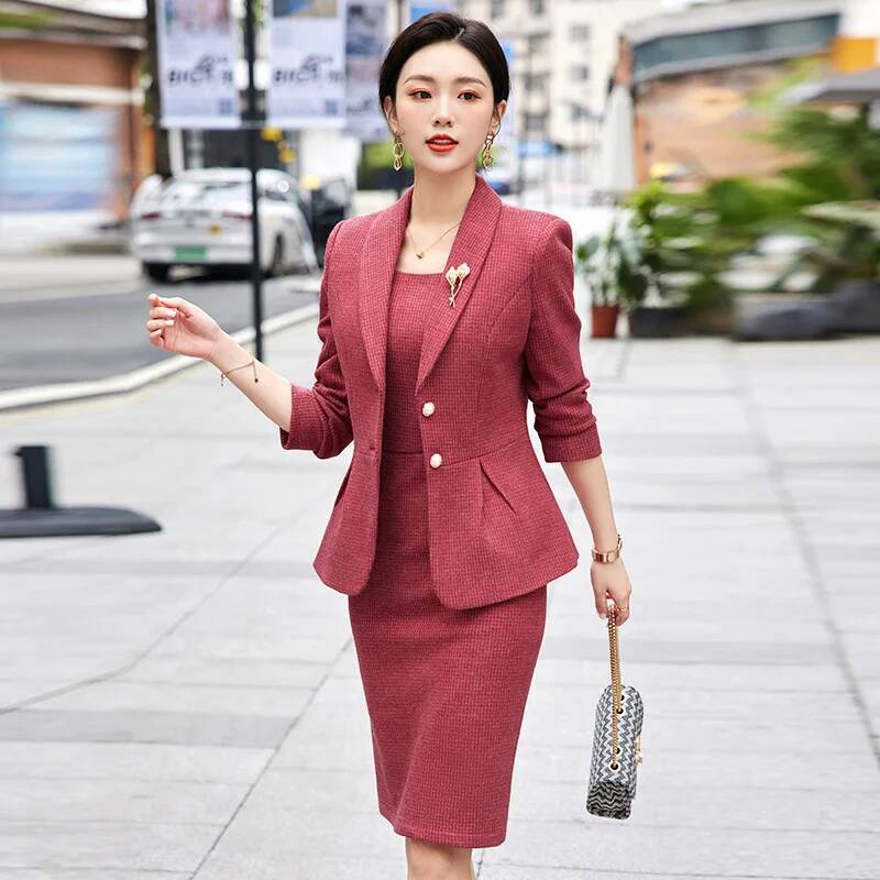 Ternos de negócios femininos p - Women Formal Wear Stitching avaliação e preço