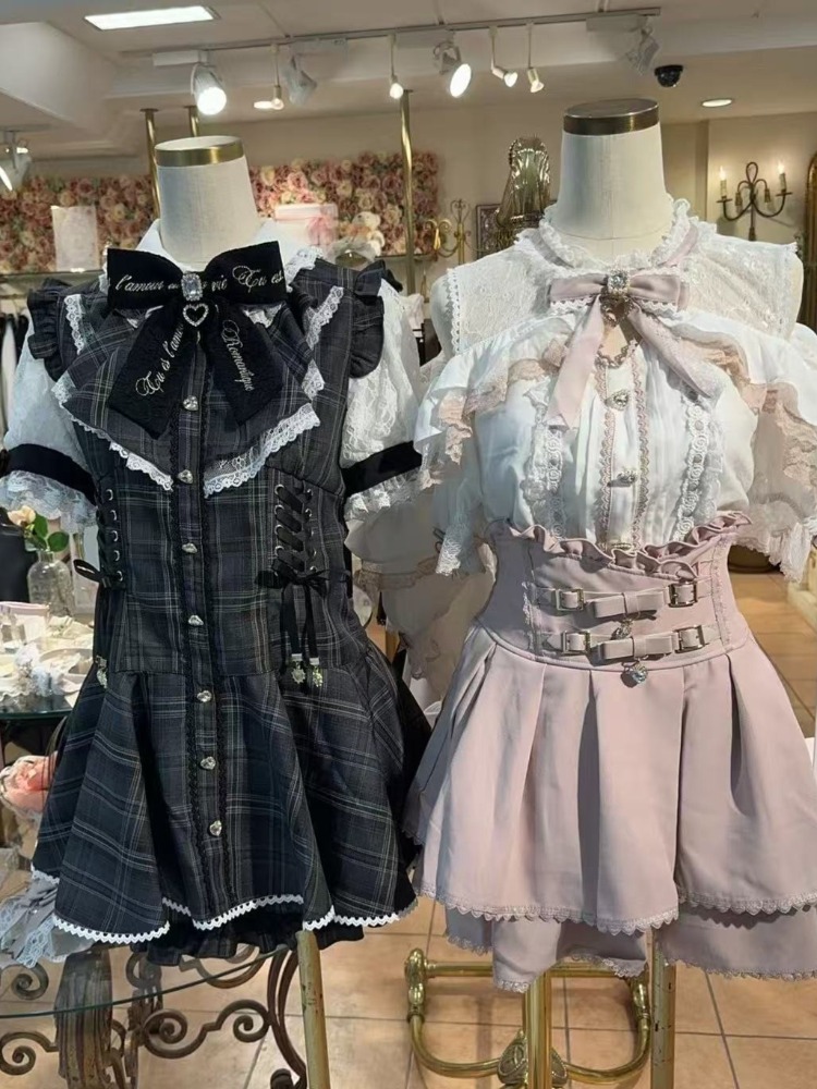 Blusa Japonesa Lolita com Baba - Women Formal Blouses For Evening Wear avaliação e preço
