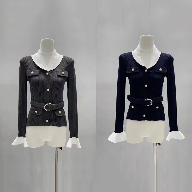 Cardigã feminino de malha com  - Women'S Formal Wear Cardigan avaliação e preço