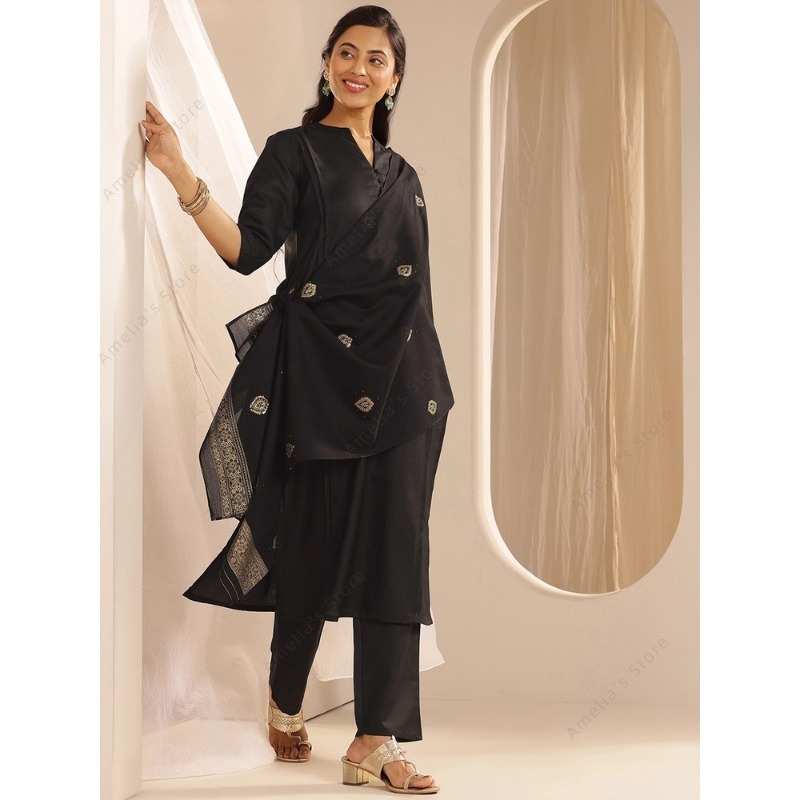 Conjunto de 3 Peças Feminino:  - Women Formal Wear Ethnic avaliação e preço