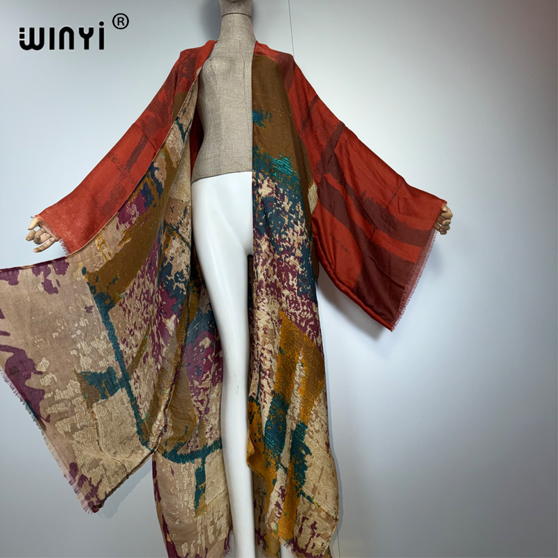 Winyi quimono estampa a óleo c - Young Women'S Formal Wear avaliação e preço