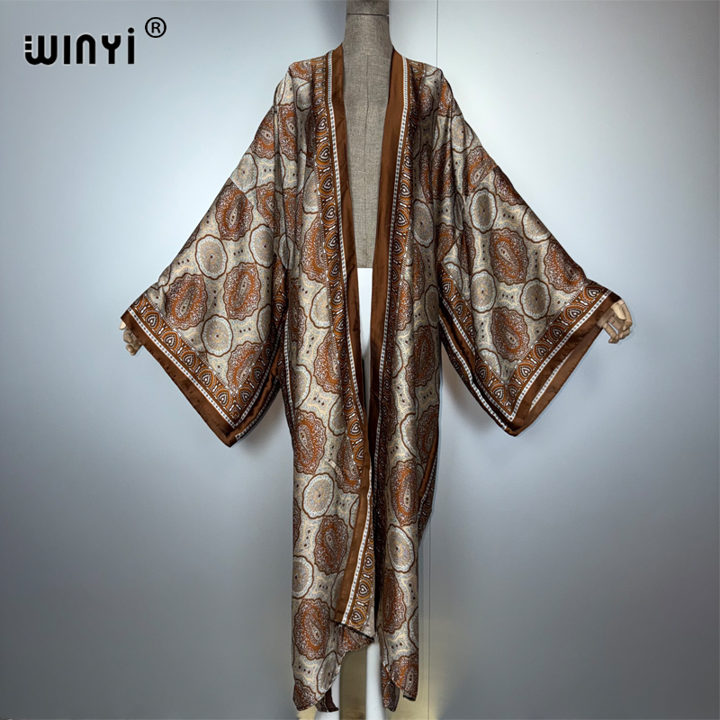 Winyi novo quimono boho kaftan - Young Women'S Formal Wear avaliação e preço