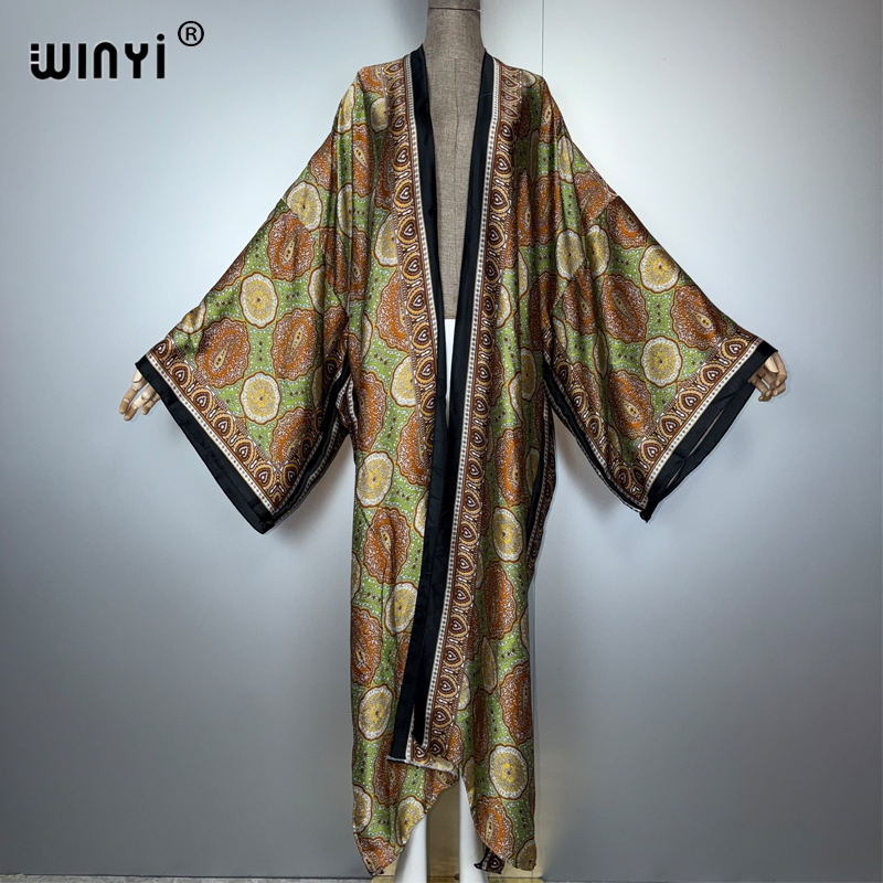 Winyi novo quimono boho kaftan - Young Women'S Formal Wear avaliação e preço